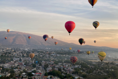 Vuelo en globo, Teotihuacán, México